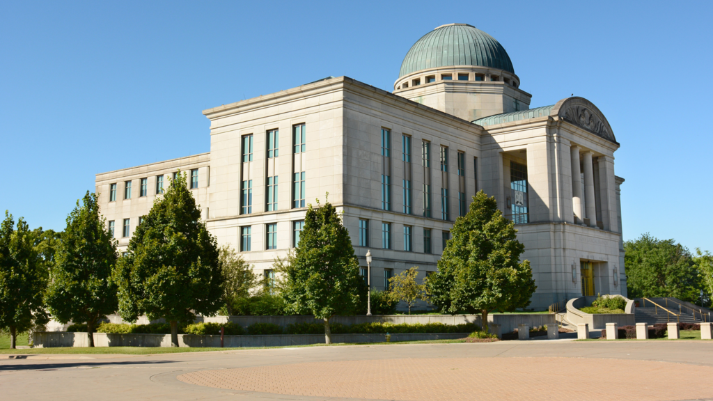 Iowa Supreme Court building in Des Moines, IA